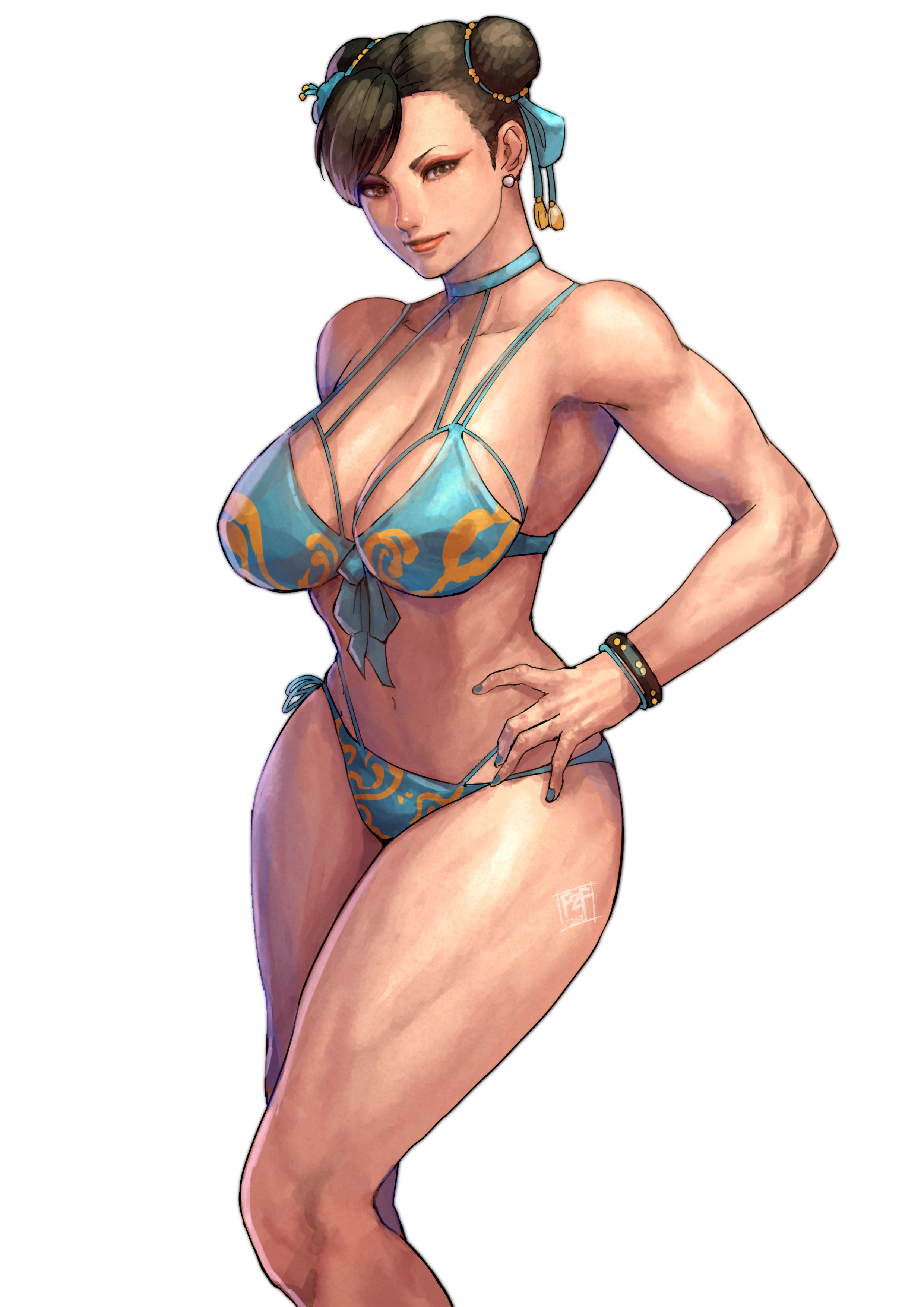 Capcom Cirenk Street Fighter Street Fighter Ii Chun Li Bikini Swimsuits 847140 Yandere